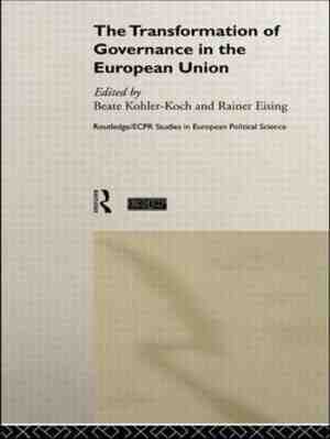 Foto: Routledgeecpr studies in european political science the transformation of governance in the european union
