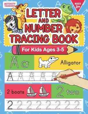 Foto: Tracing and handwriting workbooks for children letter and number tracing book for kids ages 3 5