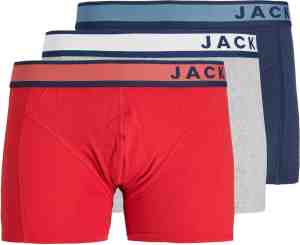 Foto: Jack jones effen boxershorts heren trunks jacdenver 3 pack maat s