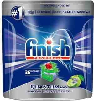 Foto: Finish quantum max powerball apple lime vaatwastabletten 36 stuks