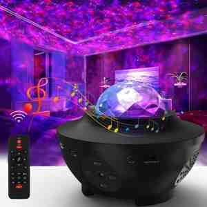 Foto: Sterren projector   galaxy projector   sterrenhemel   plafond projector   sterrenlamp   met speaker en app   20 kleurcombinaties   mobstore