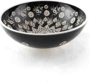 Foto: Bowls and dishes florient schaal 25 centimeter   zwart