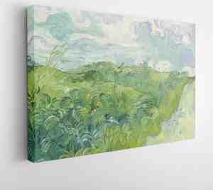 Foto: Groene tarwevelden auvers door vincent van gogh 1890 nederlandse post impressionistische schilderkunst digitaal op canvas modern art canvas 423235573 115 75 horizontal
