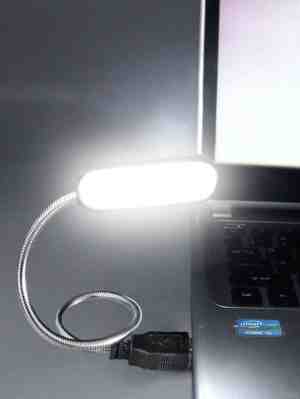 Foto: Borvat laptop lampje led toetsenbord verlichting usb leeslampje
