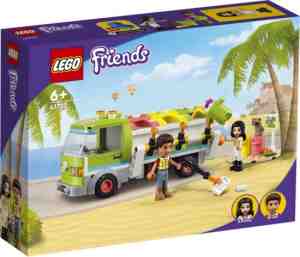 Foto: Lego 41712 friends recycle vrachtwagen set met vuilniswagen afvalcontainers en minipoppetjes educatief speelgoed voor kinderen vanaf 6 jaar