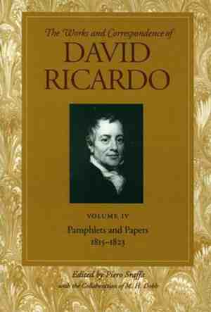 Foto: Works correspondence of david ricardo