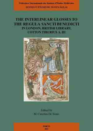 Foto: The interlinear glosses to the regula sancti benedicti in london british library cotton tiberius a iii ff 118r 163v with the anglo saxon