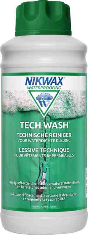 Foto: Nikwax tech wash   impregneermiddel   wasmiddel voor waterafstotend materiaal   1 liter