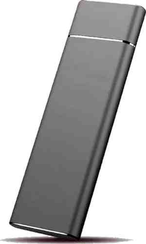 Foto: Mini externe harde schijf 1 tb zwart geschikt voor windows pc laptop en telefoon mobiele draagbare opslag mobile portable extern storage drive usb 3 0 type c naar a