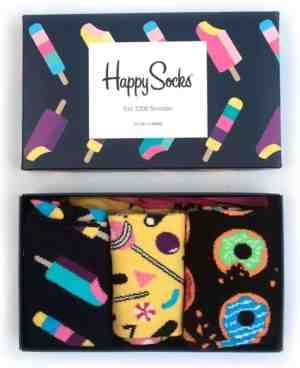 Foto: Happy socks   unisex 3 pack sweets gift box sokken   41 46