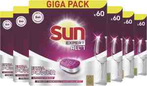 Foto: 360x sun exerpert all in 1 vaatwastabletten extra power superieur 6x 60 tabletten