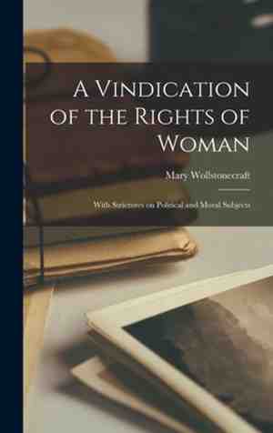 Foto: A vindication of the rights of woman  with strictures on political and moral subjects