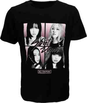 Foto: Blackpink shut down photo grid t shirt   officile merchandise