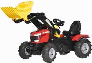Foto: Rolly toys 611140 rollyfarmtrac mf8650 tractor met lader en luchtbanden