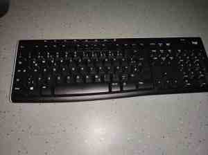 Foto: Logitech k270 draadloos qwertz toetsenbord   zwitserse layout   zwart