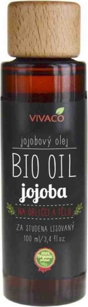 Foto: Vivaco bio oil   jojoba olie 100 organisch   100ml   geeft een ontstekingsremmende effect geschikt voor de behandeling van acn wondgenezing littekens en het gladmaken van de huid 