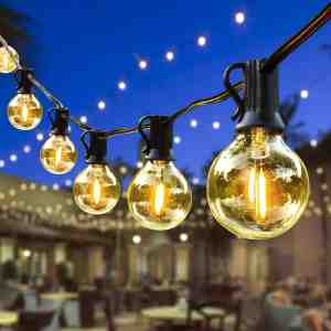 Foto: Outdoor garland light buitenlamp solar tuinverlichting waterdichte behuizing