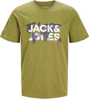 Foto: Jack jones t shirt jcodust tee ss crew neck noos 12240276 olive branch mannen maat xxl