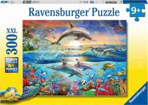 Foto: Ravensburger puzzel dolfijnenparadijs   legpuzzel   300xxl stukjes