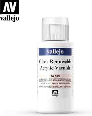 Foto: Gloss removable varnish 60ml vallejo val 26515