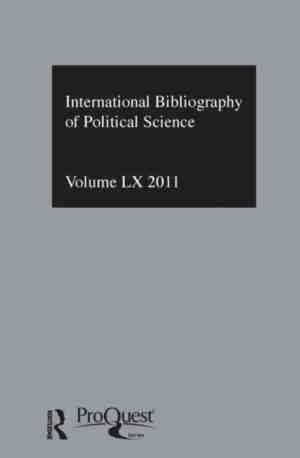 Foto: International bibliography of political science 2011