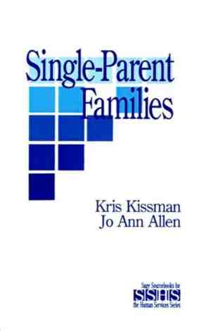 Foto: Sage sourcebooks for the human services  single parent families
