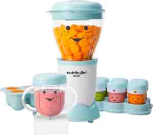 Foto: Nutribullet baby   blender voor babyvoeding bereiding   incl  handige bewaarbakjes bekers