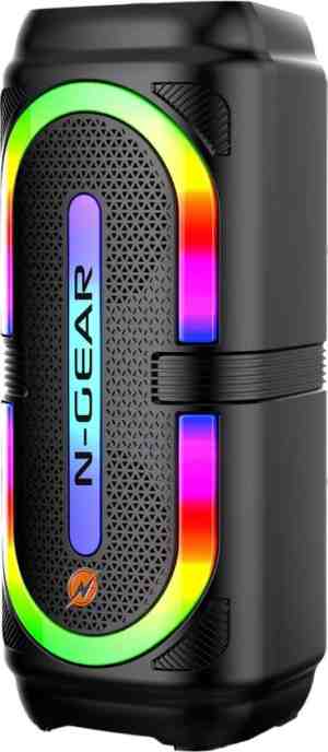 Foto: N gear lgp24c   draadloze bluetooth party speaker   karaoke set   met 1 microfoon discoverlichting