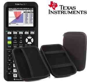 Foto: Texas instruments grafische rekenmachine ti 84 plus ce t   met beschermetui