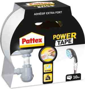Foto: Pattex power tape 10 m wit power ducktape voor universeel gebruik waterdichte extreem sterk premium grip ducktape 