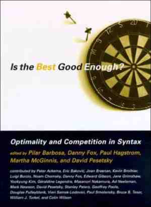 Foto: Is the best good enough optimality and competition in syntax