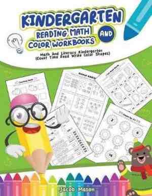 Foto: Kindergarten reading math and color workbooks