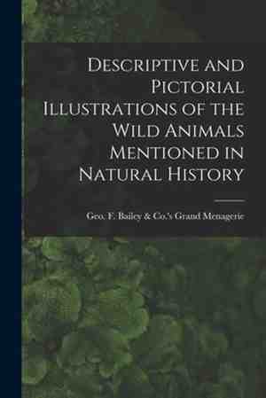 Foto: Descriptive and pictorial illustrations of the wild animals mentioned in natural history