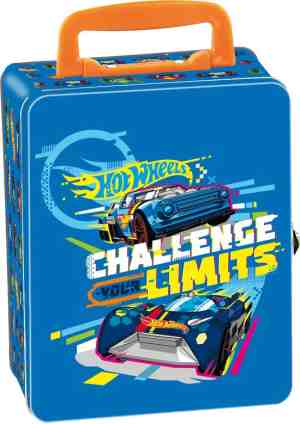 Foto: Klein toys hot wheels verzamelkoffer   geschikt voor max  18 autos   155x85x21 cm   blauw