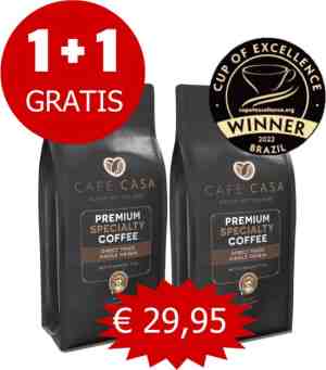 Foto: Cafecasa specialty coffees   2 x 1 kg 11 gratis   premium koffiebonen   2 x 1 kg 11 gratis   koffiebonen proefpakket   koffiebonen machine   premium koffiebonen chocolate