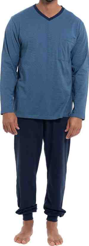 Foto: Ammann heren pyjama lang organic cotton