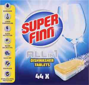 Foto: Super finn vaatwastabletten all in 1 wit 88 stuks vaatwasser dishwasher tablets vaatwastabletten