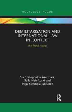 Foto: Routledge research in international law demilitarization and international law in context