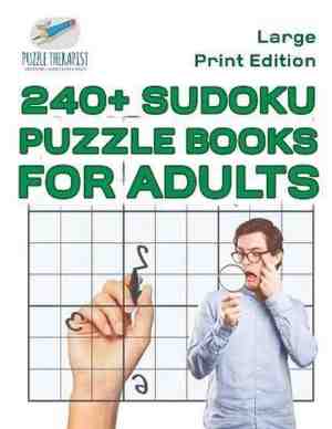 Foto: 240 sudoku puzzle books for adults large print edition