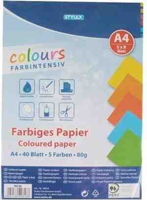 Foto: 160x vellen hobby papier gekleurd a4 knutselpapier tekenpapier