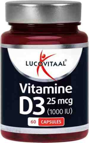 Foto: Lucovitaal vitamine d3   25 microgram   60 capsules   voedingssupplementen