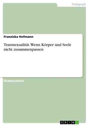 Foto: Transsexualitt  wenn krper und seele nicht zusammenpassen