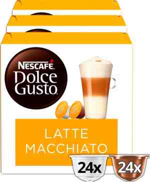 Foto: Nescaf dolce gusto latte macchiato   48 koffiecups voor 24 koppen koffie