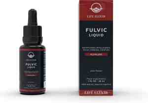 Foto: Life elixir fulvinezuur alkaline 30 ml fulvic mineral complex fulvine fulvinezuur fulvic acid humic acid humuszuur ontgifter detox supplement natuurlijk allergeenvrij natuurlijke transporteur van voedingsstoffen