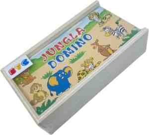 Foto: Domino puzzel   bordspellen   speelgoed   houten onderdelen   dierlijke figuren   spellen voor meisjes