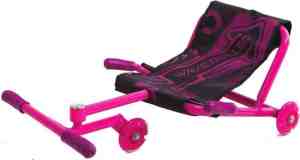 Foto: Roze waveroller  skelter  wave roller ligfiets kart buitenspeelgoed