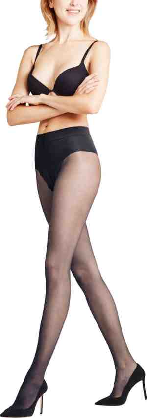 Foto: Falke shaping top glanzend transparant 20 denier corrigerende panty maillot dames zwart maat s m