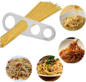 Foto: Spaghetti meter   rvs spaghetti afmeten   rvs keukengerei   rvs keukenbenodigdheden   porties maken   spaghetti meter   spaghetti porties maken