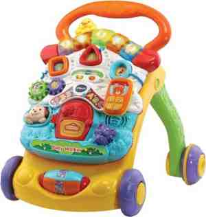 Foto: Vtech 2 in 1 baby walker   loopwagen baby   educatief baby speelgoed   licht geluidseffecten   nederlands gesproken speelgoed   sint cadeau   9 tot 36 maanden