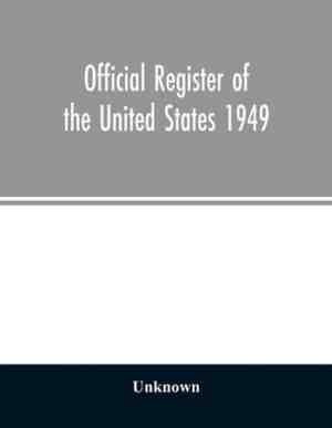Foto: Official register of the united states 1949 persons occupying administrative and supervisory positions in the legislative executive and judicial branches of the federal government and in the district of columbia government as of may 1 1949